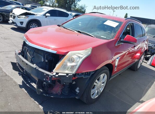 3GYFNAE38GS532615 2016 CADILLAC SRX Red Առջևի ձախ երեք քառորդ տեսարան