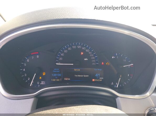 3GYFNAE3XGS521521 2016 CADILLAC SRX Silver უკანა სავარძლების ხედი