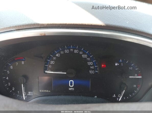 3GYFNBE30GS529472 2016 CADILLAC SRX Red Вид задніх сидінь