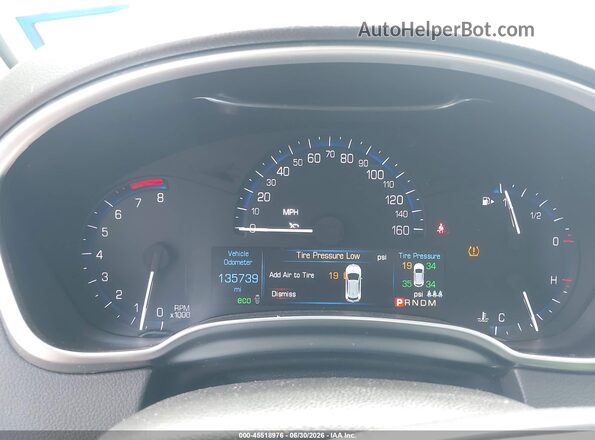 3GYFNBE31GS523132 2016 CADILLAC SRX White Widok tylnych siedzeń