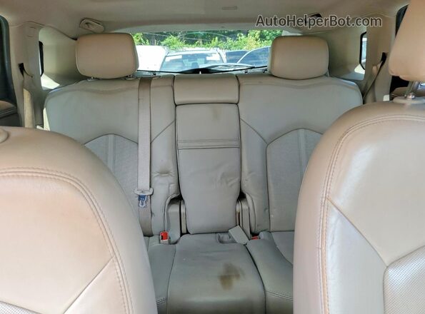 3GYFNBE36GS504799 2016 CADILLAC SRX White Rear seats view