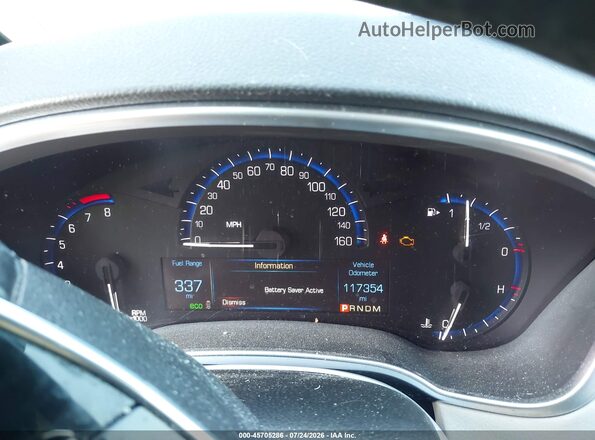 3GYFNBE36GS506939 2016 CADILLAC SRX Silver Widok tylnych siedzeń