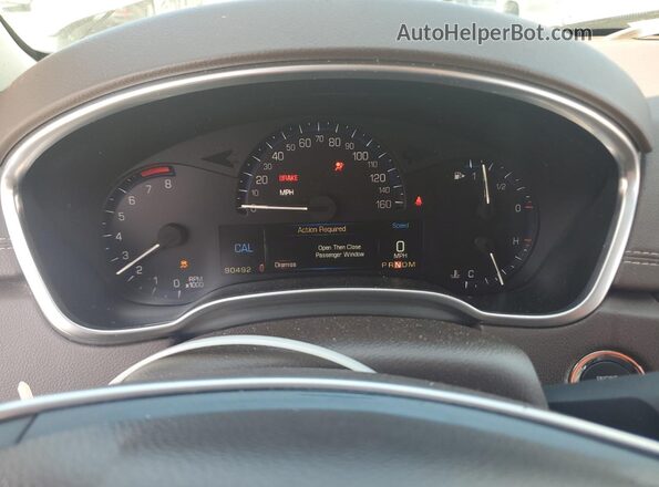 3GYFNBE36GS555512 2016 CADILLAC SRX Gold Widok zestawu wskaźników