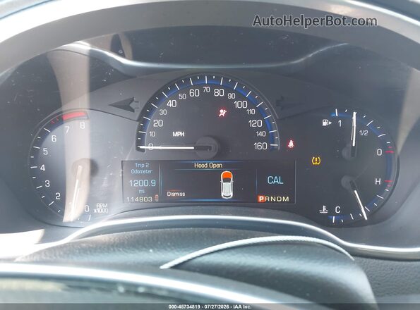 3GYFNBE38GS582341 2016 CADILLAC SRX Серебряный Вид задних сидений