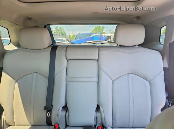 3GYFNBE39GS505767 2016 CADILLAC SRX Black Vista de los asientos traseros
