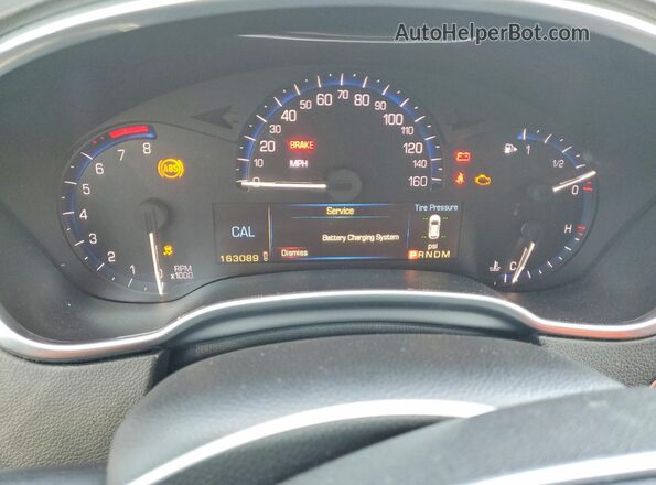 3GYFNBE39GS531544 2016 CADILLAC SRX Gray Սարքավորումների վահանակի տեսք
