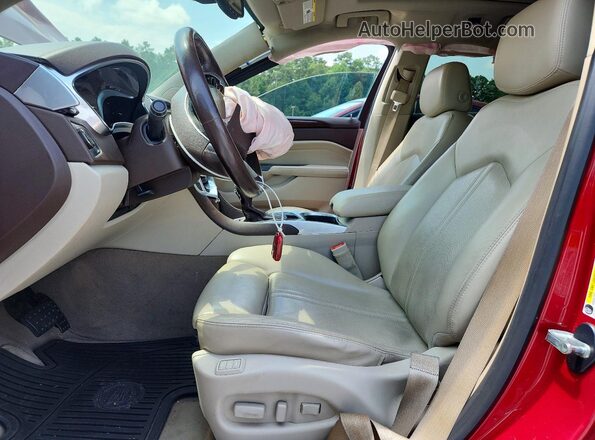 3GYFNCE34GS576560 2016 CADILLAC SRX Красный Вид салона спереди