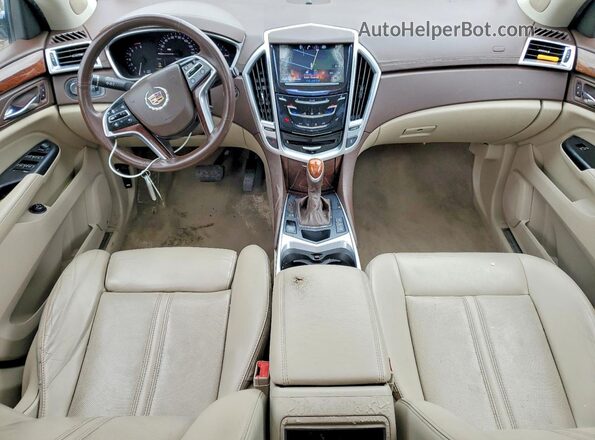 3GYFNCE37GS550115 2016 CADILLAC SRX Белый Вид панели приборов