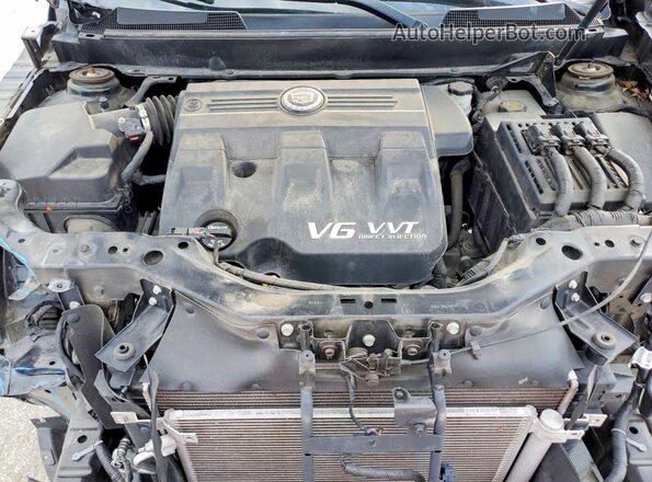 3GYFNCE37GS562183 2016 CADILLAC SRX Черный Вид задней части салона