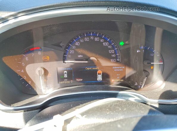 3GYFNEE33GS524252 2016 CADILLAC SRX Black Instrument cluster view
