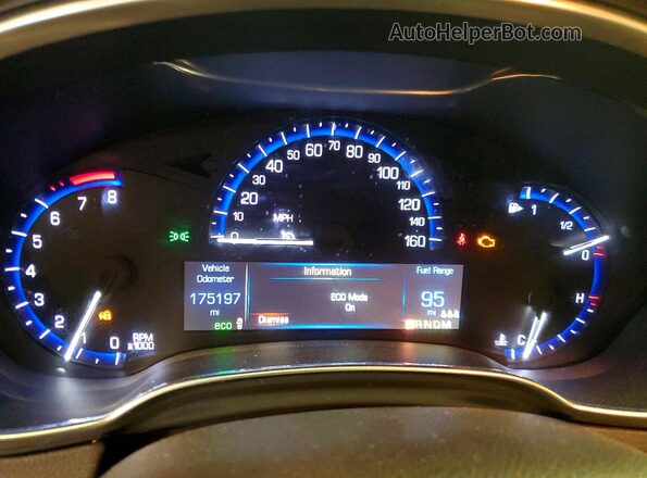 3GYFNEE37GS535724 2016 CADILLAC SRX Cream Instrument cluster view