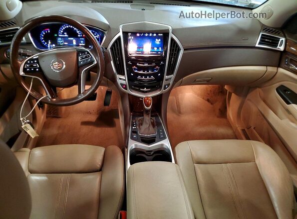 3GYFNEE37GS535724 2016 CADILLAC SRX Cream Dashboard view