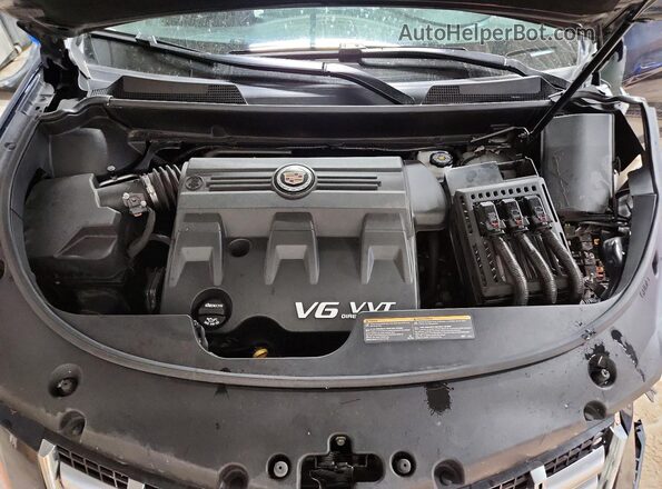 3GYFNEE3XGS526600 2016 CADILLAC SRX Charcoal Vista del compartimento del motor