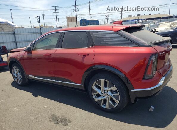 3GYK3BMRXSS267902 2025 CADILLAC OPTIQ Red Задня ліва чверть