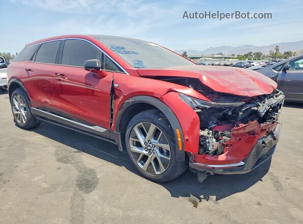 3GYK3BMRXSS267902 2025 CADILLAC OPTIQ Red Передня права чверть