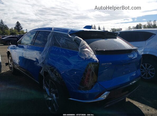 3GYK3DMR5SS236116 2025 CADILLAC OPTIQ Blue უკანა მარცხენა
