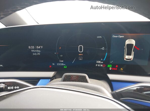 3GYK3EMR5SS164288 2025 CADILLAC OPTIQ Light Blue Հետևի նստատեղերի տեսք