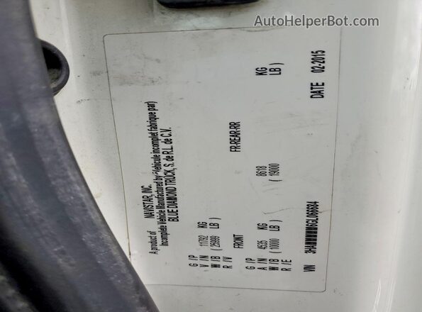 3HAMMMMM6GL066684 2016 INTERNATIONAL 4000 White Engine compartment view