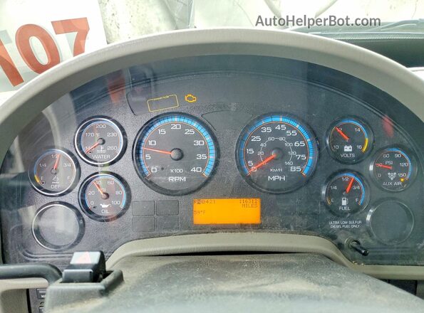 3HAMMMMM6GL066684 2016 INTERNATIONAL 4000 White Instrument cluster view