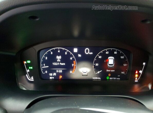 3HDSA1H37TM703833 2026 ACURA ADX Серебряный Вид щитка приборов