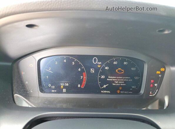 3HDSA1H39TM703350 2026 ACURA ADX Silver Instrument cluster view
