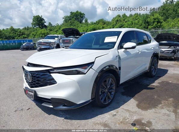 3HDSA1H54SM700551 2025 ACURA ADX White Vista tres cuartos delantera izquierda