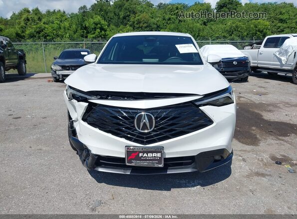 3HDSA1H54SM700551 2025 ACURA ADX White Vista del cuadro de instrumentos