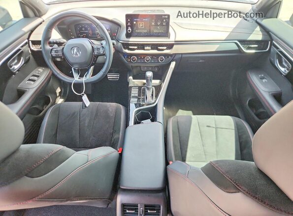 3HDSA1H57SM705078 2025 ACURA ADX Black Dashboard view
