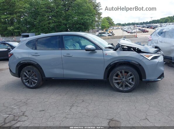 3HDSA1H59SM703221 2025 ACURA ADX Gray Widok wnętrza z tyłu