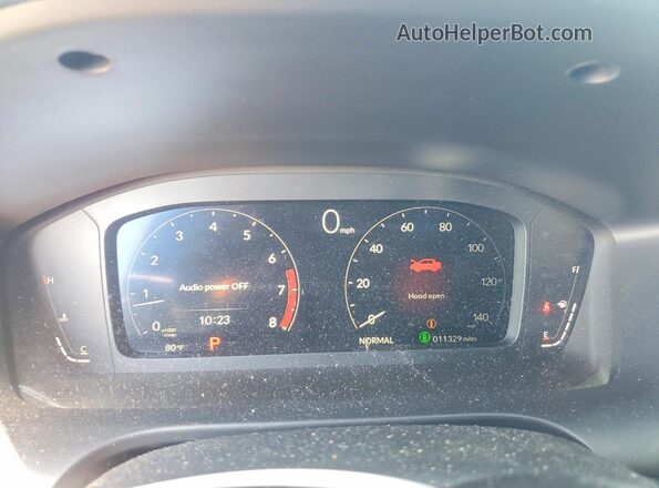 3HDSA2H35SM715919 2025 ACURA ADX Black ხელსაწყოთა პანელის ხედი