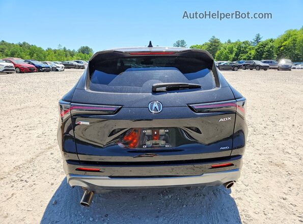 3HDSA2H50SM705963 2025 ACURA ADX Black Вид ззаду