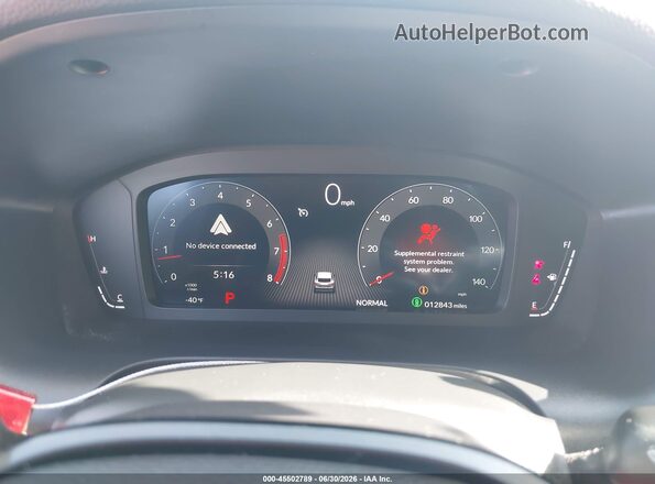 3HDSA2H50SM708006 2025 ACURA ADX Gray Widok tylnych siedzeń