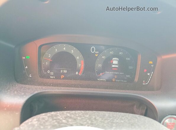 3HDSA2H55SM712911 2025 ACURA ADX Белый Вид щитка приборов