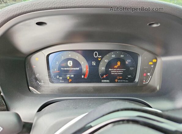 3HDSA2H5XSM704660 2025 ACURA ADX Black ხელსაწყოთა პანელის ხედი