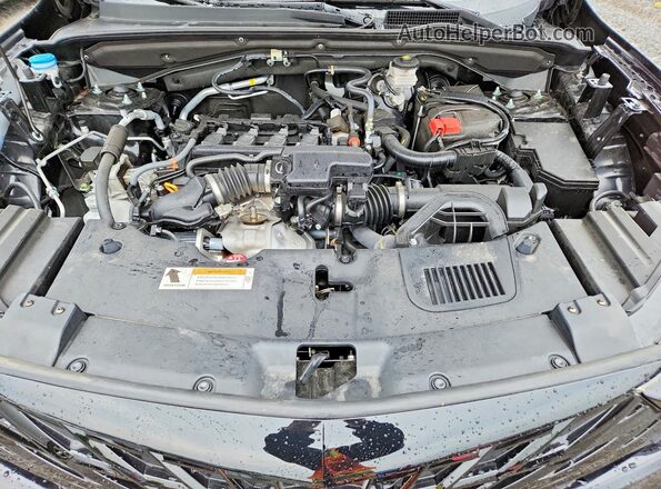 3HDSA2H5XSM704660 2025 ACURA ADX Black ძრავის განყოფილების ხედი