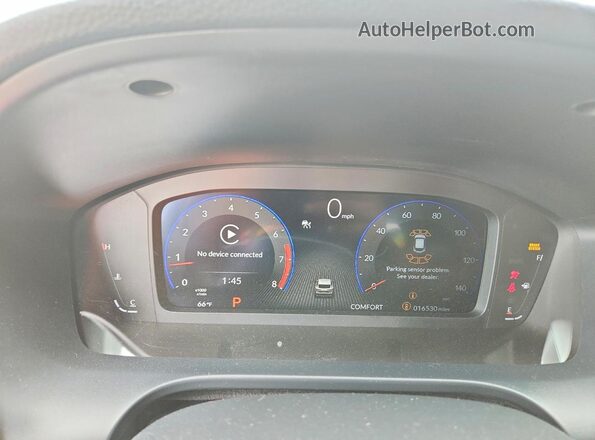 3HDSA2H72SM701995 2025 ACURA ADX Gray Instrument cluster view