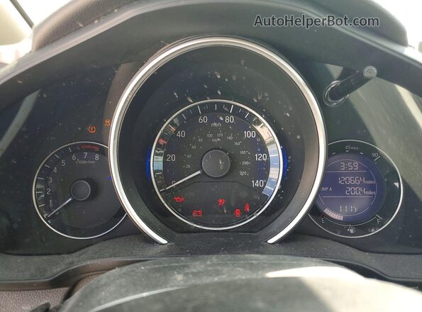 3HGGK5G54GM704041 2016 HONDA FIT Gray ხელსაწყოთა პანელის ხედი