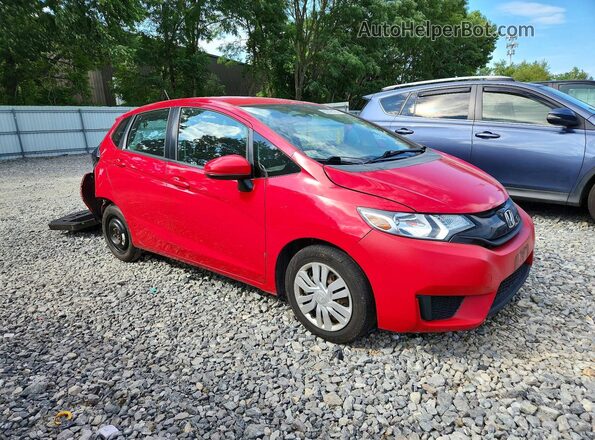 3HGGK5G54HM702825 2017 HONDA FIT Красный Передняя правая четверть