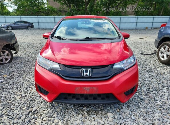 3HGGK5G54HM702825 2017 HONDA FIT Красный Вид спереди