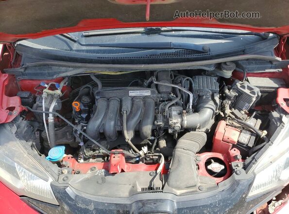 3HGGK5G58HM707848 2017 HONDA FIT Red Widok wnętrza z tyłu
