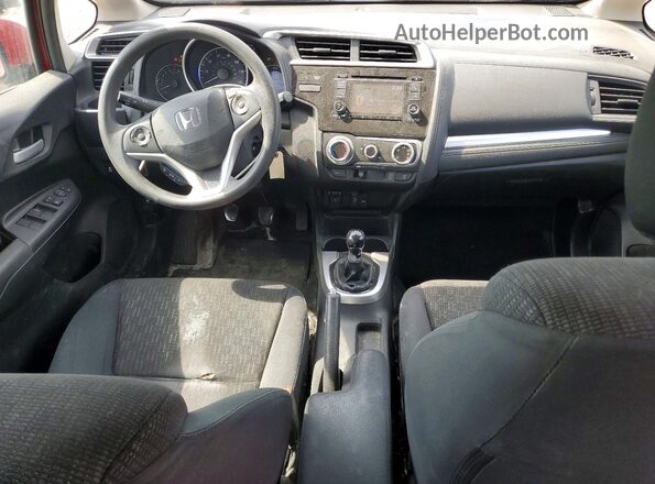 3HGGK5G58HM707848 2017 HONDA FIT Red Widok deski rozdzielczej