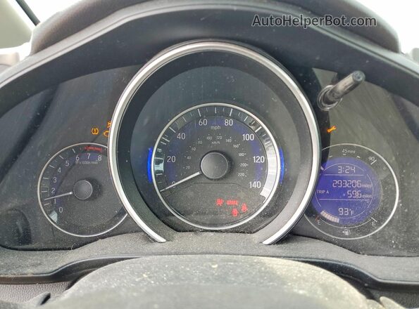 3HGGK5G58HM707848 2017 HONDA FIT Red Widok zestawu wskaźników