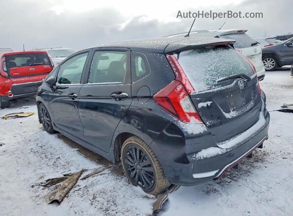 3HGGK5G63JM709103 2018 HONDA FIT Black Հետևի ձախ