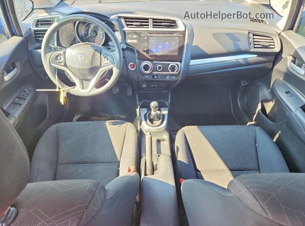 3HGGK5G72HM705711 2017 HONDA FIT Blue წინა პანელის ხედი
