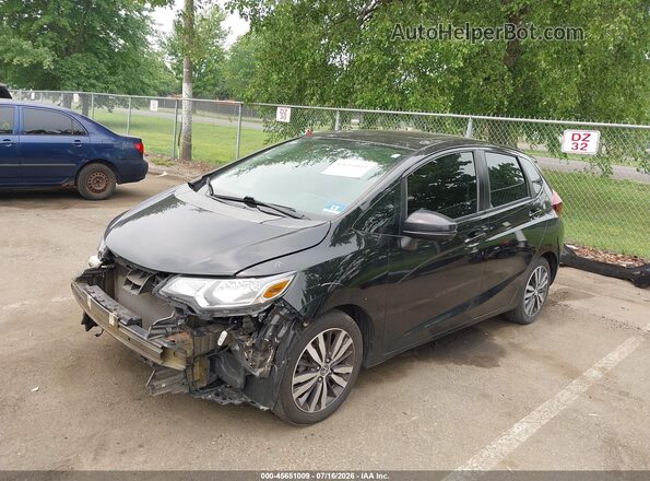 3HGGK5G72HM711721 2017 HONDA FIT Black წინა მარცხენა ხედი სამი მეოთხედიდან