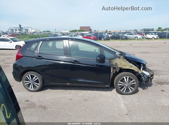 3HGGK5H0XJM705642 2018 HONDA FIT Black სალონის 360-გრადუსიანი ხედი
