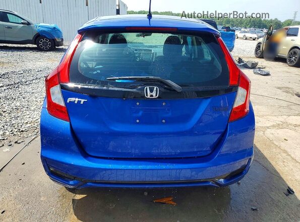 3HGGK5H40KM712751 2019 HONDA FIT Синий Вид сзади