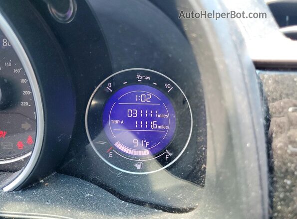 3HGGK5H40LM733312 2020 HONDA FIT Blue ხელსაწყოთა პანელის ხედი