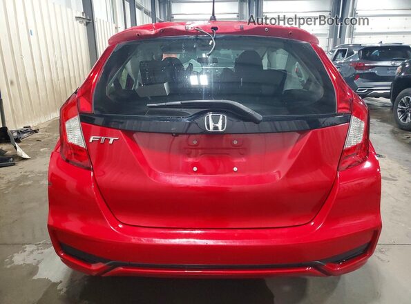 3HGGK5H41KM706411 2019 HONDA FIT Красный Вид сзади