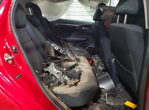 3HGGK5H41KM706411 2019 HONDA FIT Красный Вид задней части салона